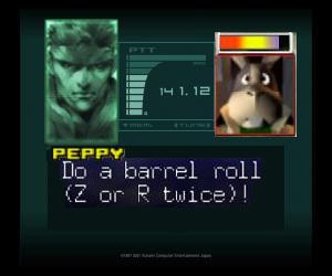 Starfox 64: Do a barrel roll