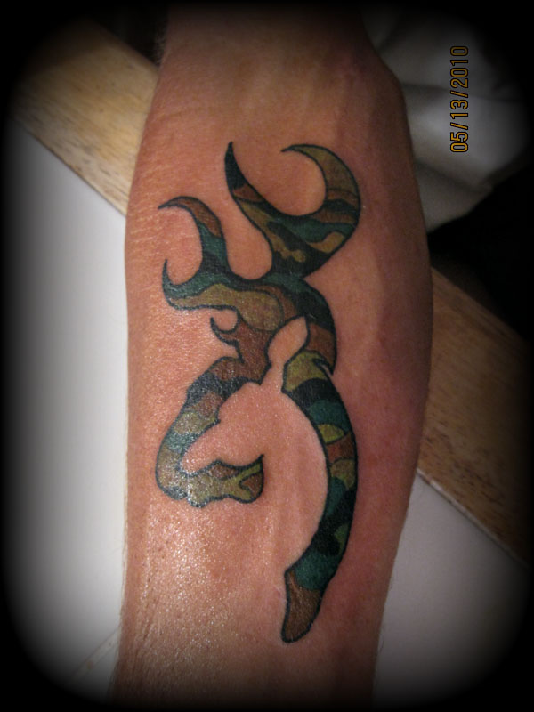 Browning Camo Tattoo