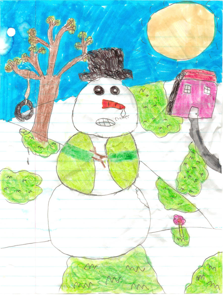 Spring Snowman by coolemyasi on DeviantArt