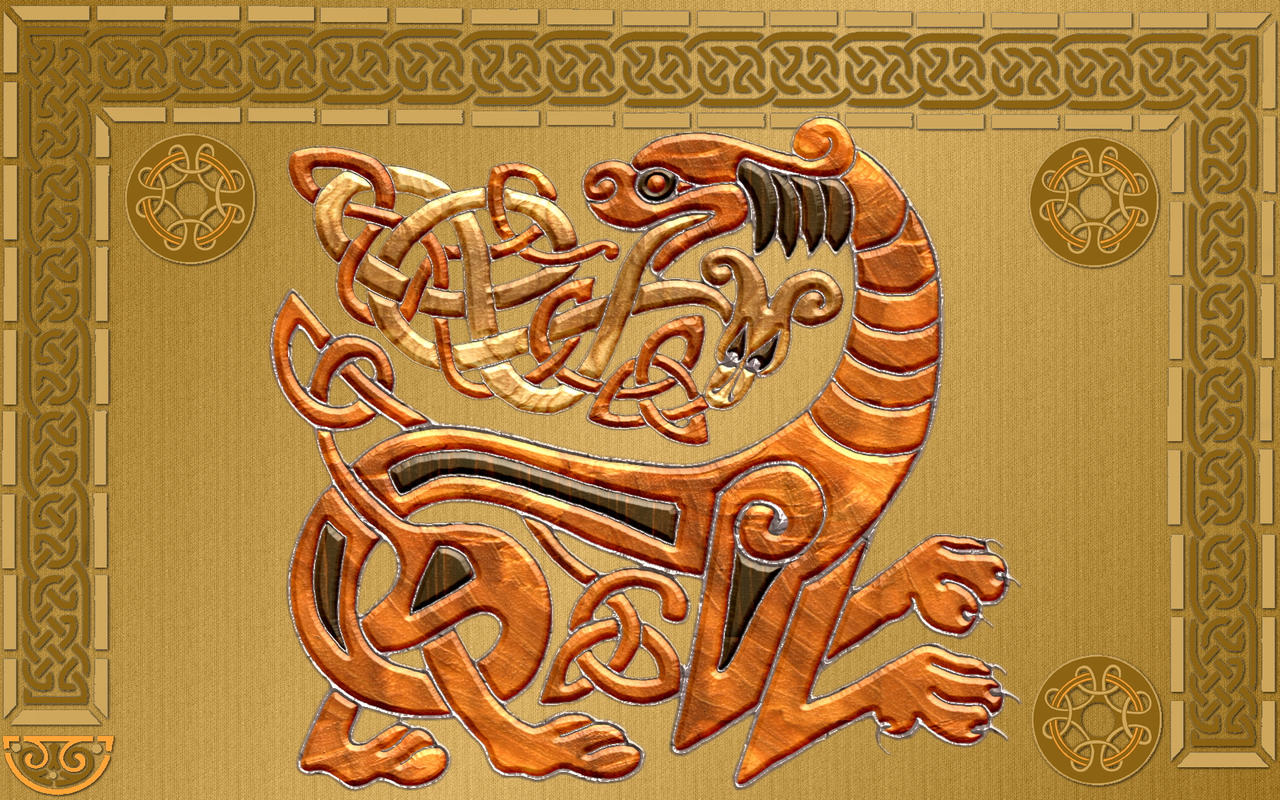 Celtic Beastie And Interlace By Kabegami On Deviantart Celtic Beastie And Interlace By Kabegami On Deviantart