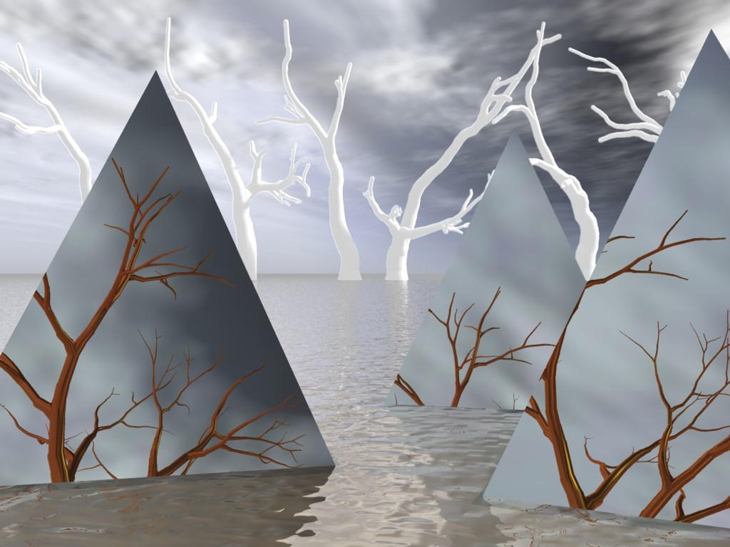 Ghost Trees by kabegami on DeviantArt