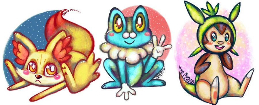 Pokemon X Y Starters