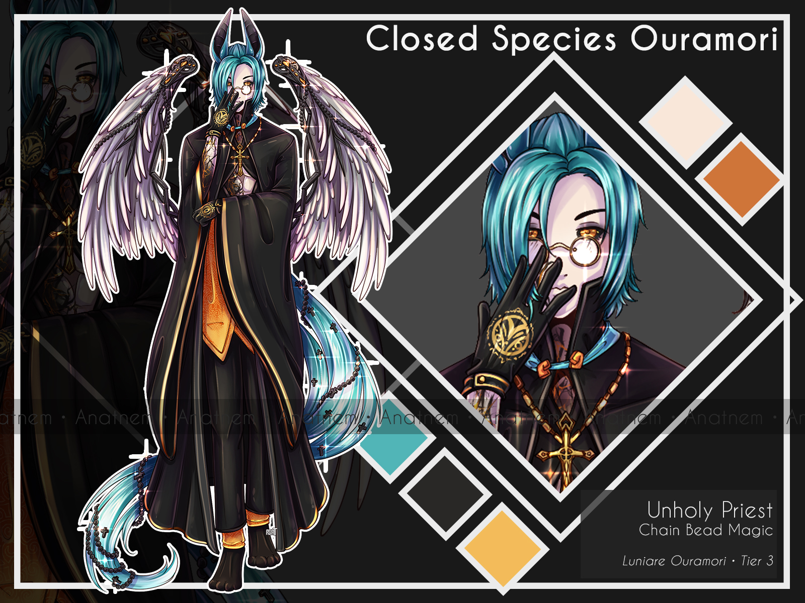 SOLD Ouramori Adopt Set Unholy Priest by A-nat-nem on DeviantArt