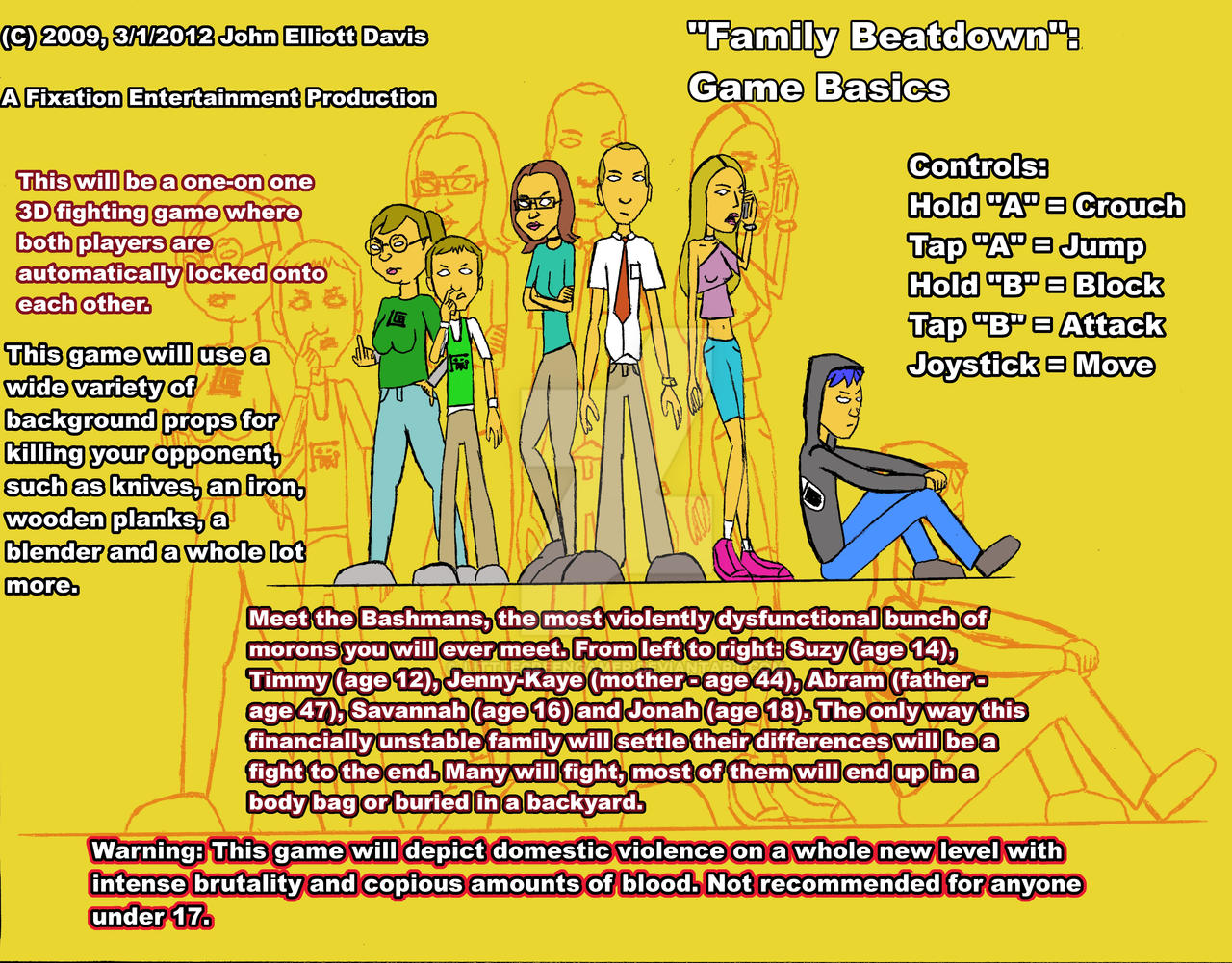 Family Beatdown: Fighting Game Concept