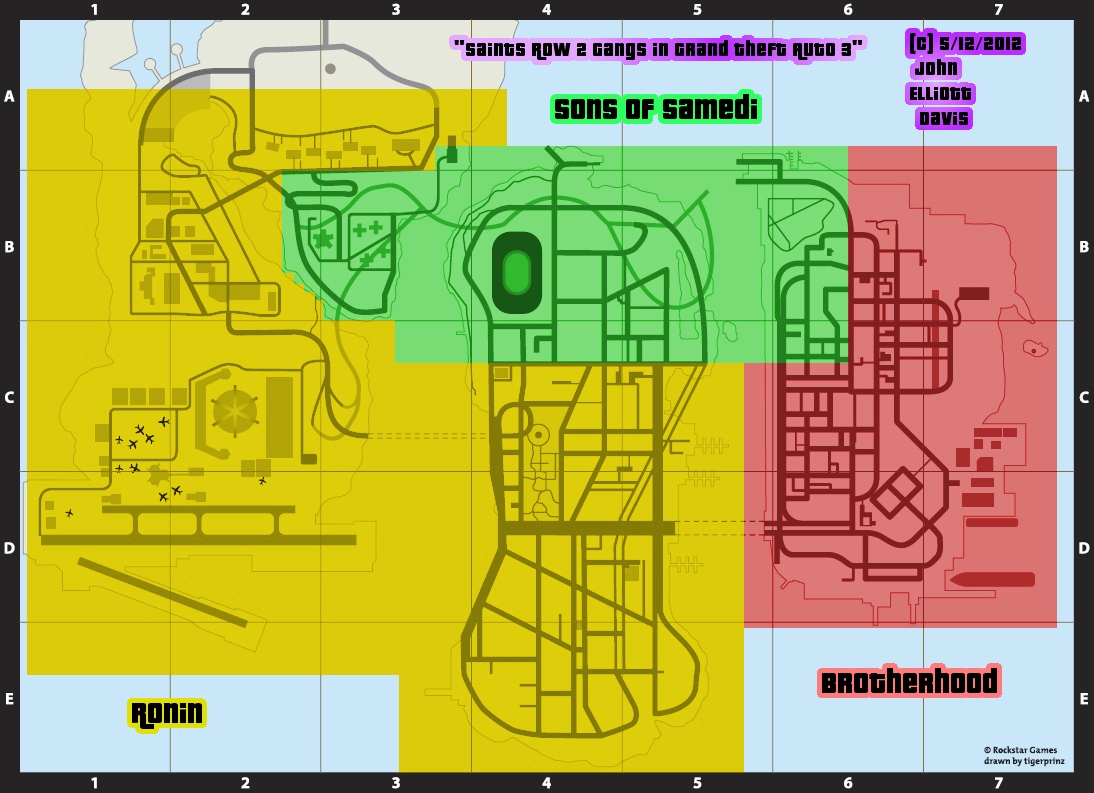 GTA SA Los Santos Map by Abbysek on DeviantArt