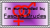 Stamp: Surrounded by Fascist Prudes