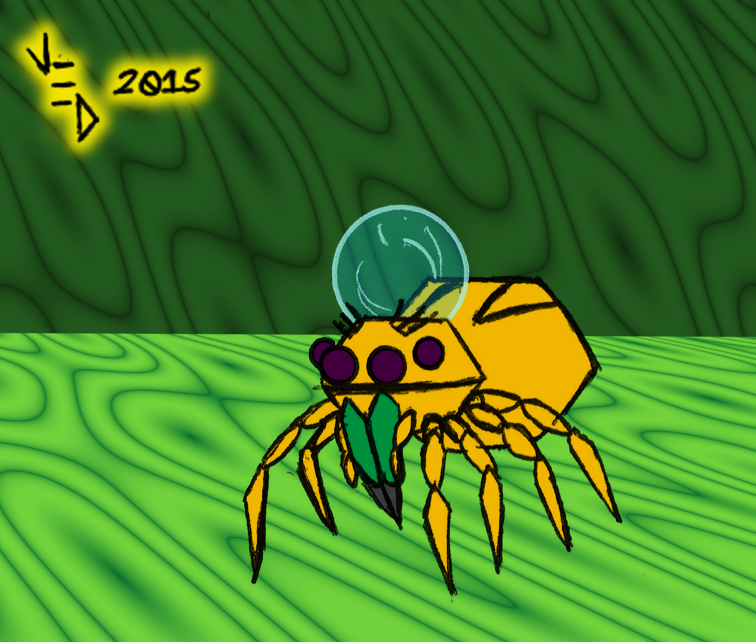 Water Hat Jumping Spider