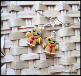 Gingerbread earrings