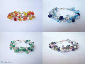 Bracelets in Wire Crochet