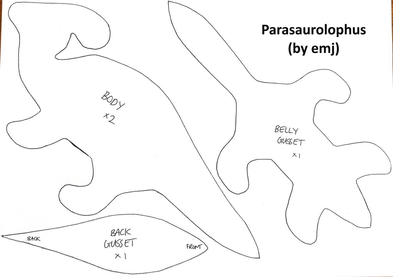 Parasaurolophus Plush Pattern by lets-pop-bubblewrap on DeviantArt parasaurolophus-plush-pattern-by-lets-pop-bubblewrap-on-deviantart