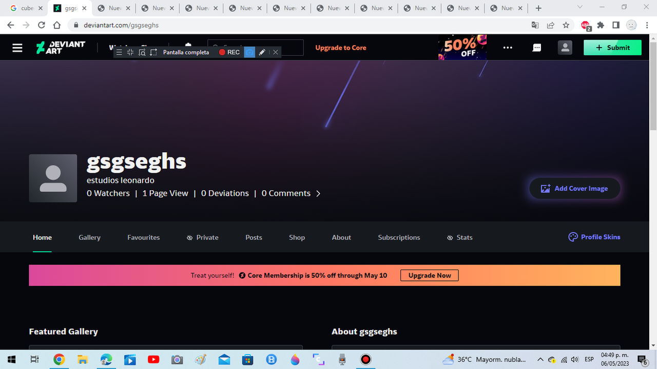 Mi primer sension en deviant art by gsgseghs on DeviantArt