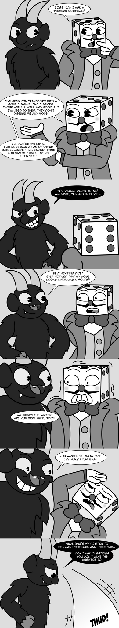 Cuphead Comic: Now He Nose by ElectricBlueTempest on DeviantArt