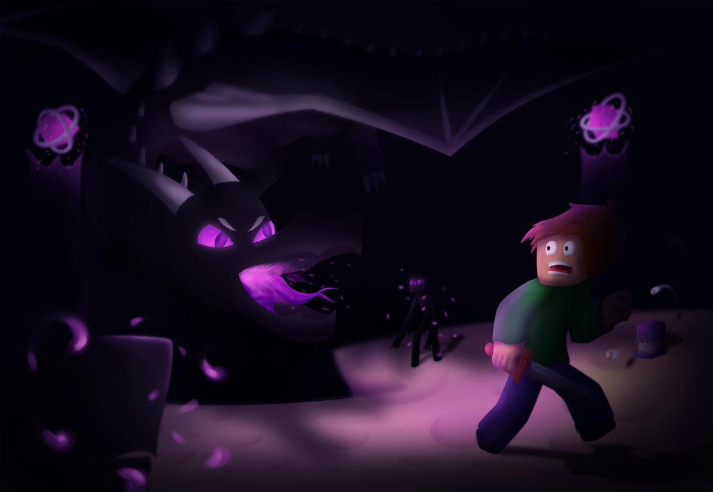The End. minecraft by DerpDragonComic on DeviantArt