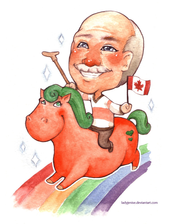 Jack Layton on a Pony