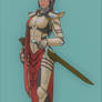 Female Eldar Corsair (commission)