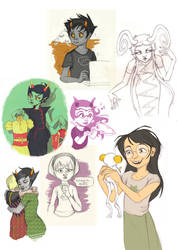 Homestuck Art Dump