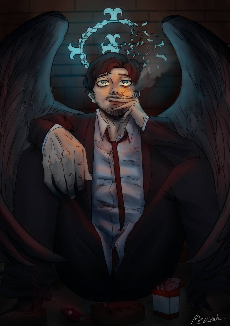 Overworked fallen angel by Messyahart on DeviantArt