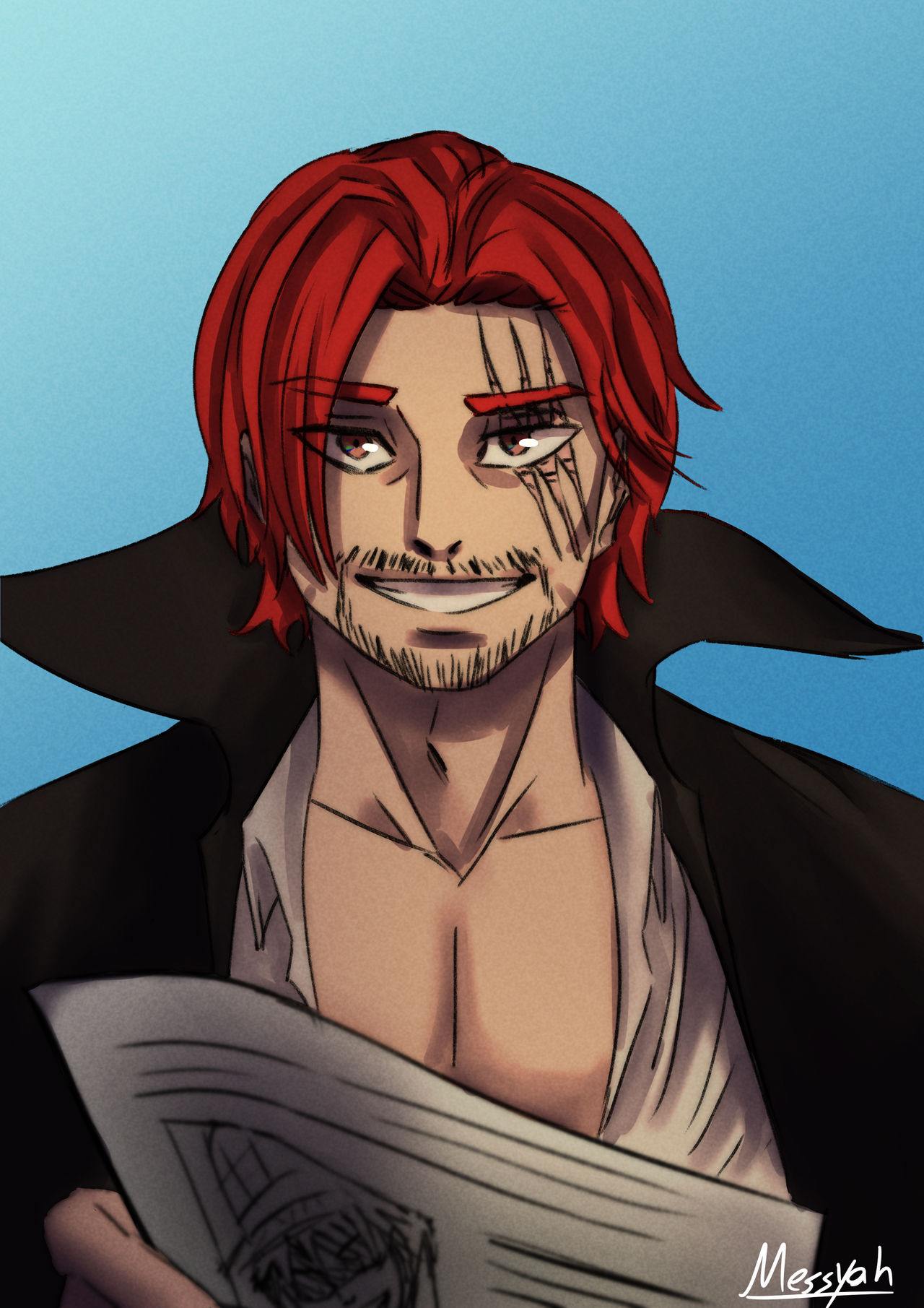 Shanks by Messyahart on DeviantArt