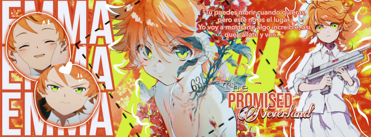 Emma, The Promised Neverland [Portada] by KohakuEdits on DeviantArt