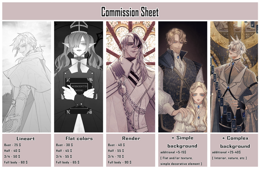 Commission Sheet [OPEN]