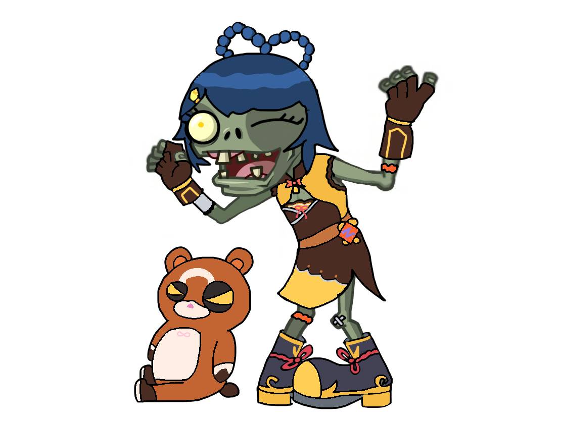Zombie X Ringer Xiangling the Firebreather Zombie by TVbilibilihead on DeviantArt