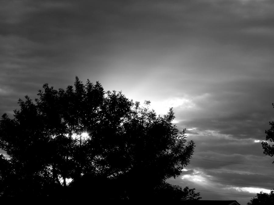 Kansas City Skies BW