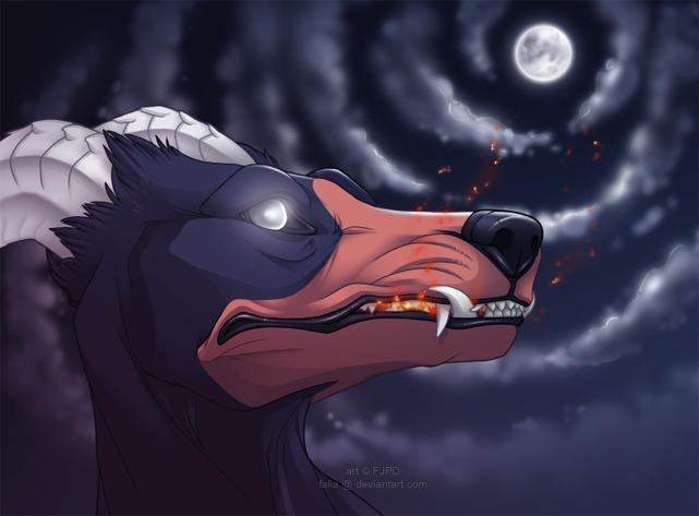 Houndoom portrait