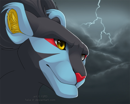 Luxray portrait