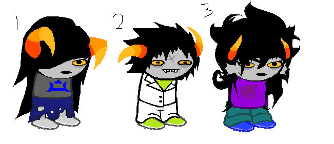 Homestuck adopts set 1