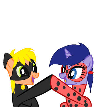 Lady Bug And Cat Noir