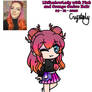 Gacha Edit (LDShadowLady w/ Pink  Orange Hair)