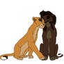 Kiara and Kovu Teenagers base