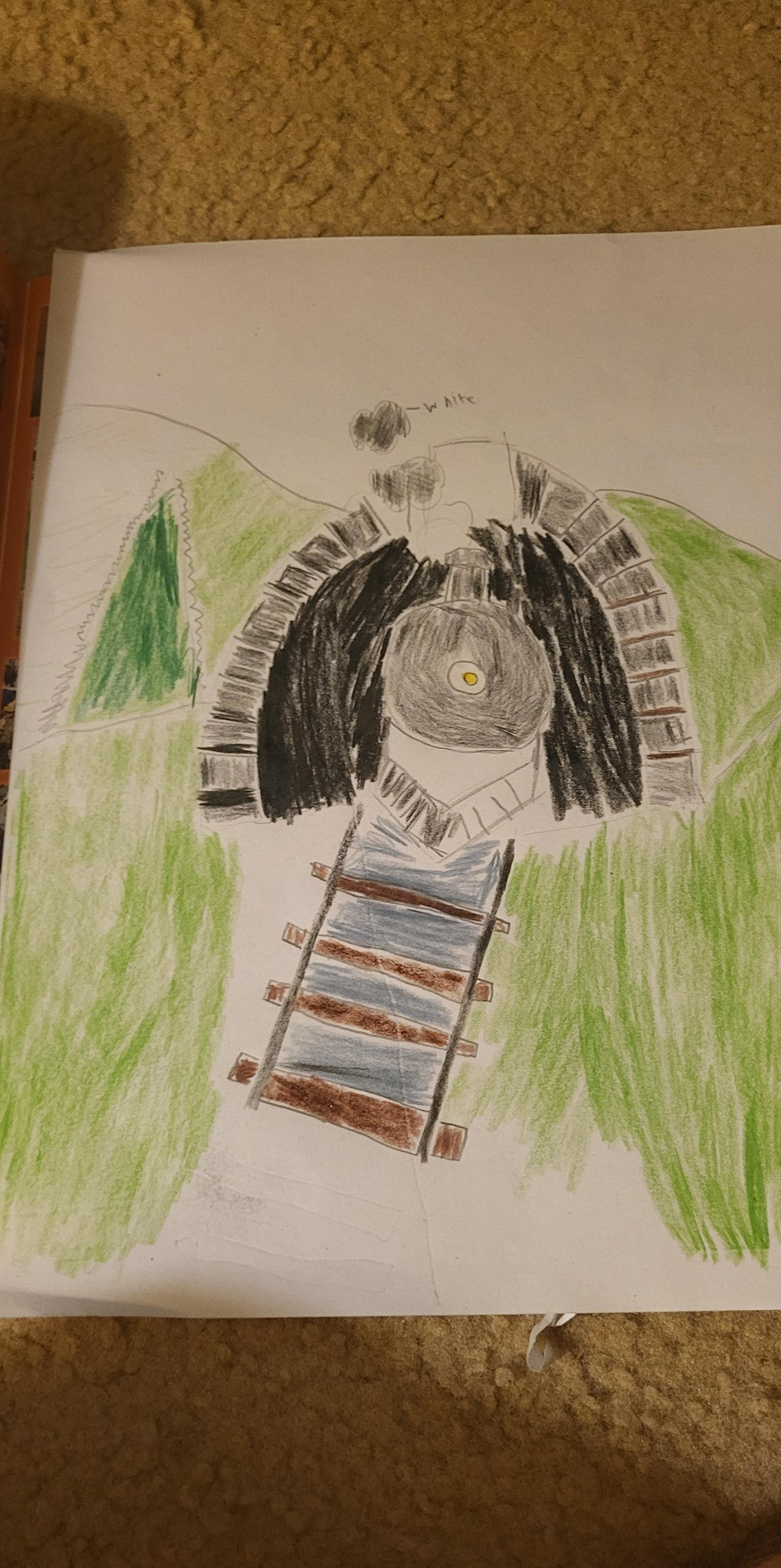 Exiting Drawing Train exiting tunnel drawing by Lojored on DeviantArt
