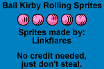 Ball Kirby Rolling Sprites by Linkflares on DeviantArt