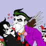 Joker kisses Marie