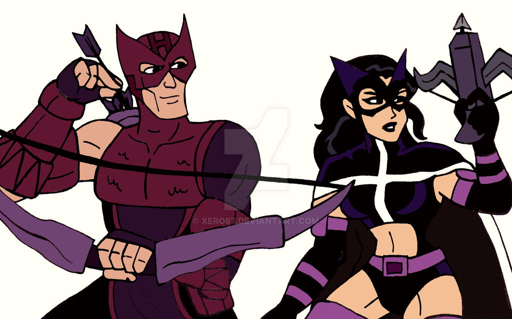 Marvel/DC: the Hawkeye and the Huntress