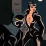 Marvel/DC: the Black Panther and the Catwoman