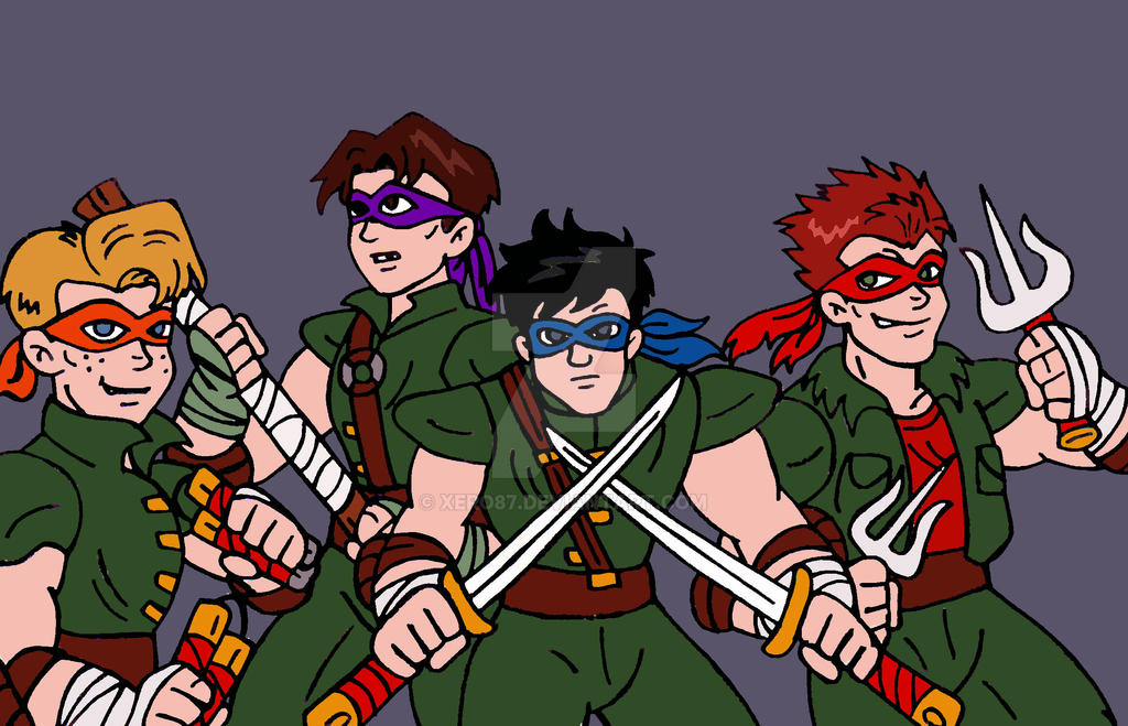 Tmnt Rise Ralph Humanized TMNT: Humanized by xero87 on DeviantArt