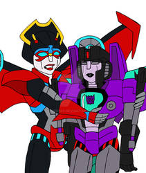 TF Cyberverse: Windblade and Slipstream by xero87