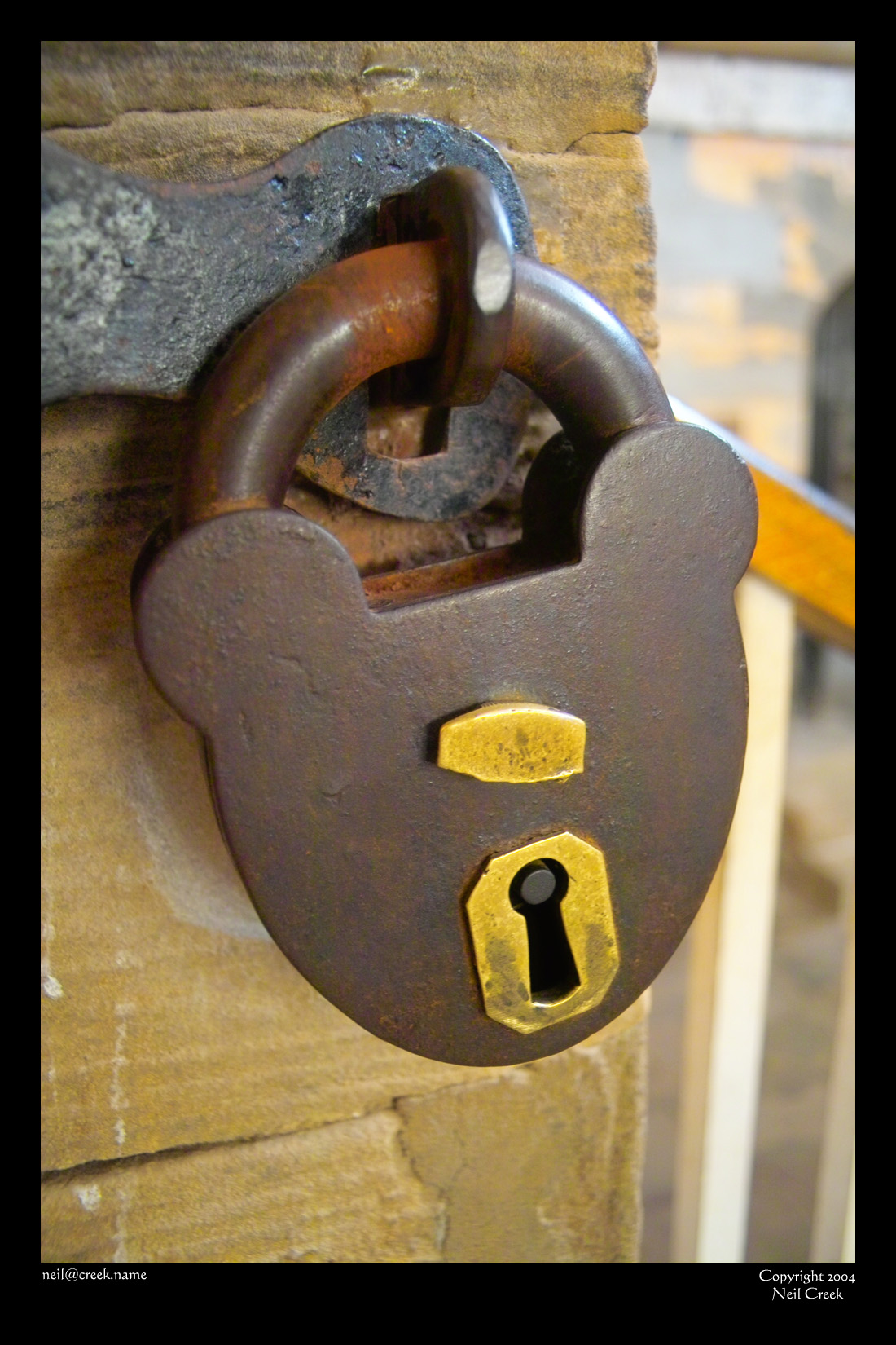 Convict era padlock