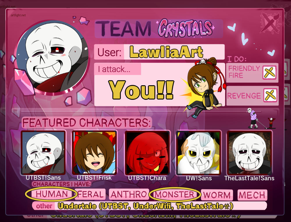 ARTFIGHT 2025 TEAM CRYSTALS by LawliaArt on DeviantArt
