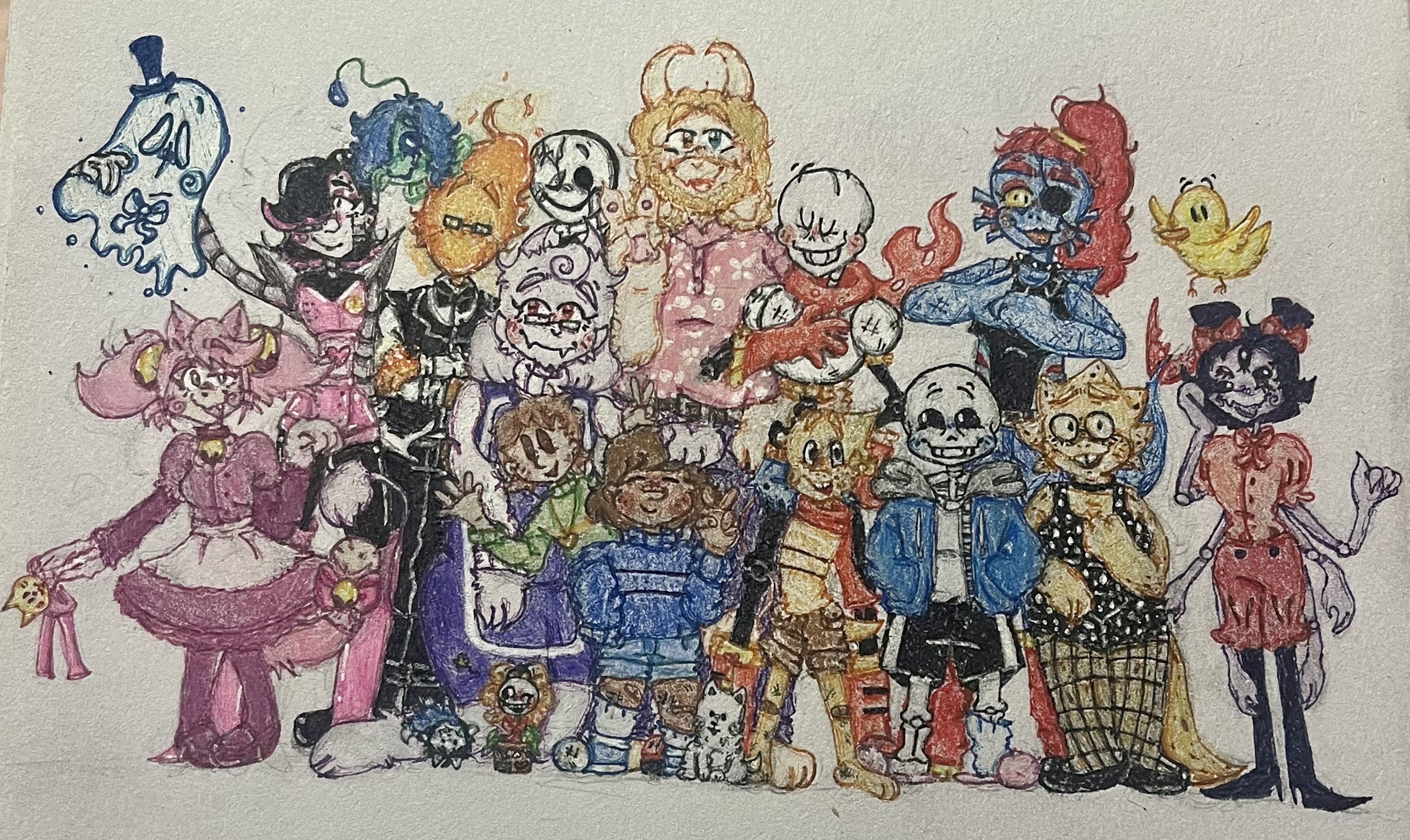 Sans' AU Party by silvergeki on DeviantArt