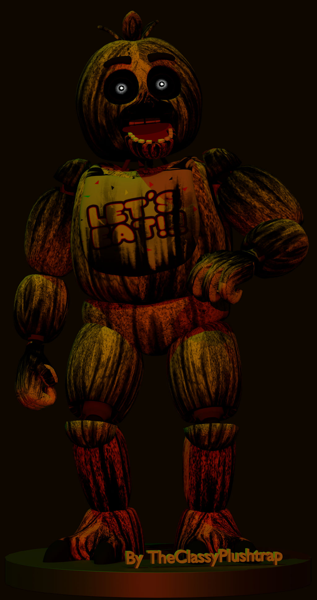 Phantom Chica by TheClassyPlushtrap on DeviantArt