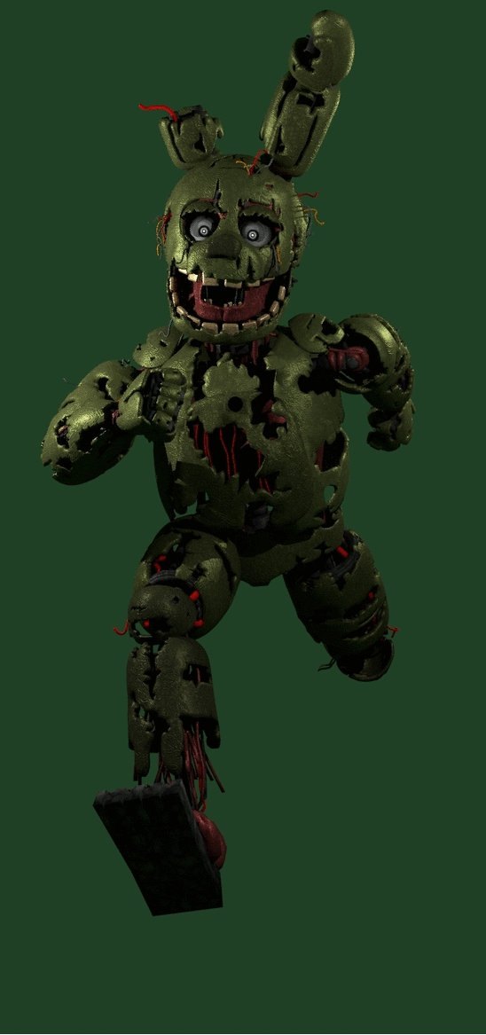 Springtrap Run Cycle (GIF) by TheClassyPlushtrap on DeviantArt