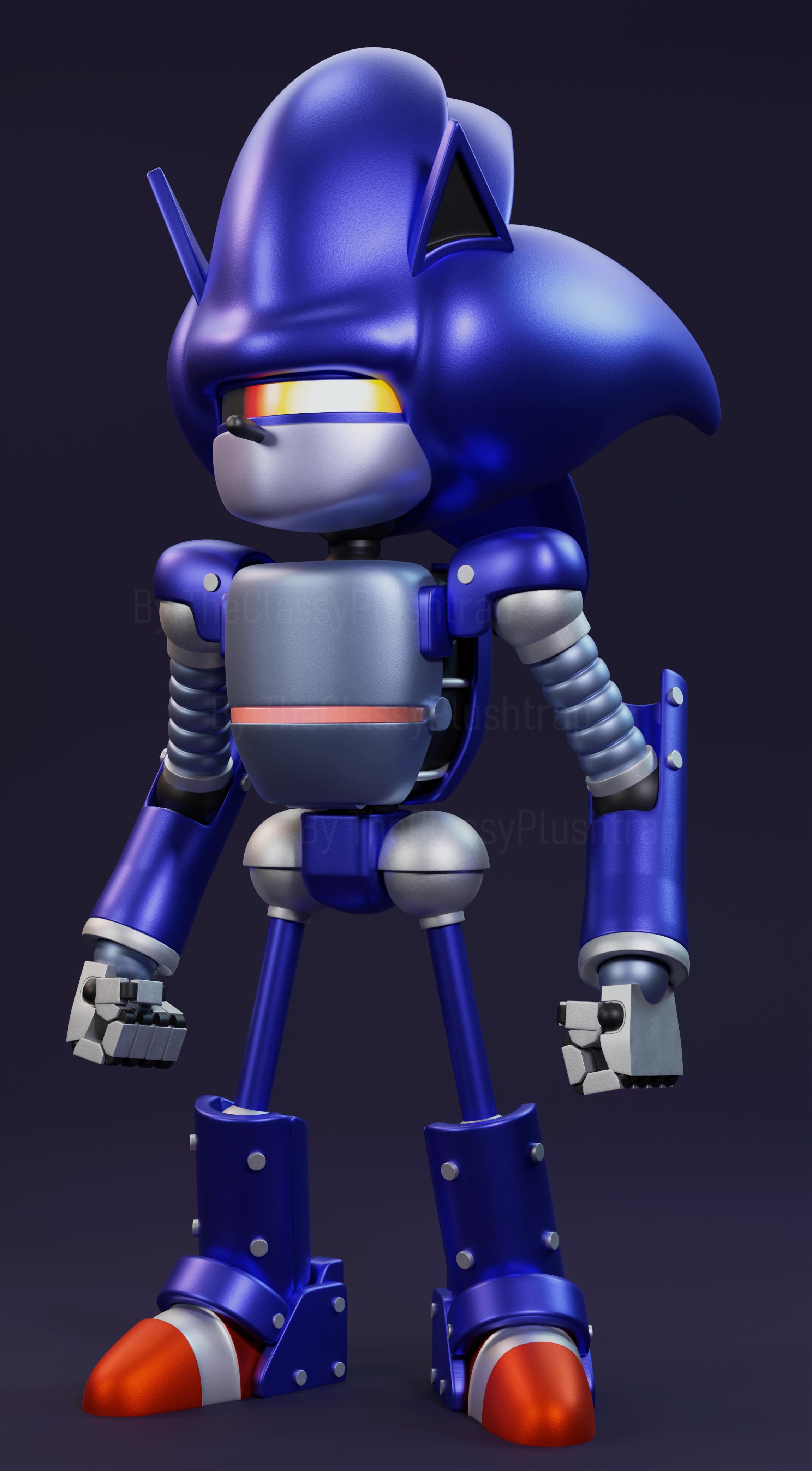 Mecha Sonic - Download Free 3D model by Tromak (@htromak) [3f5fa85]