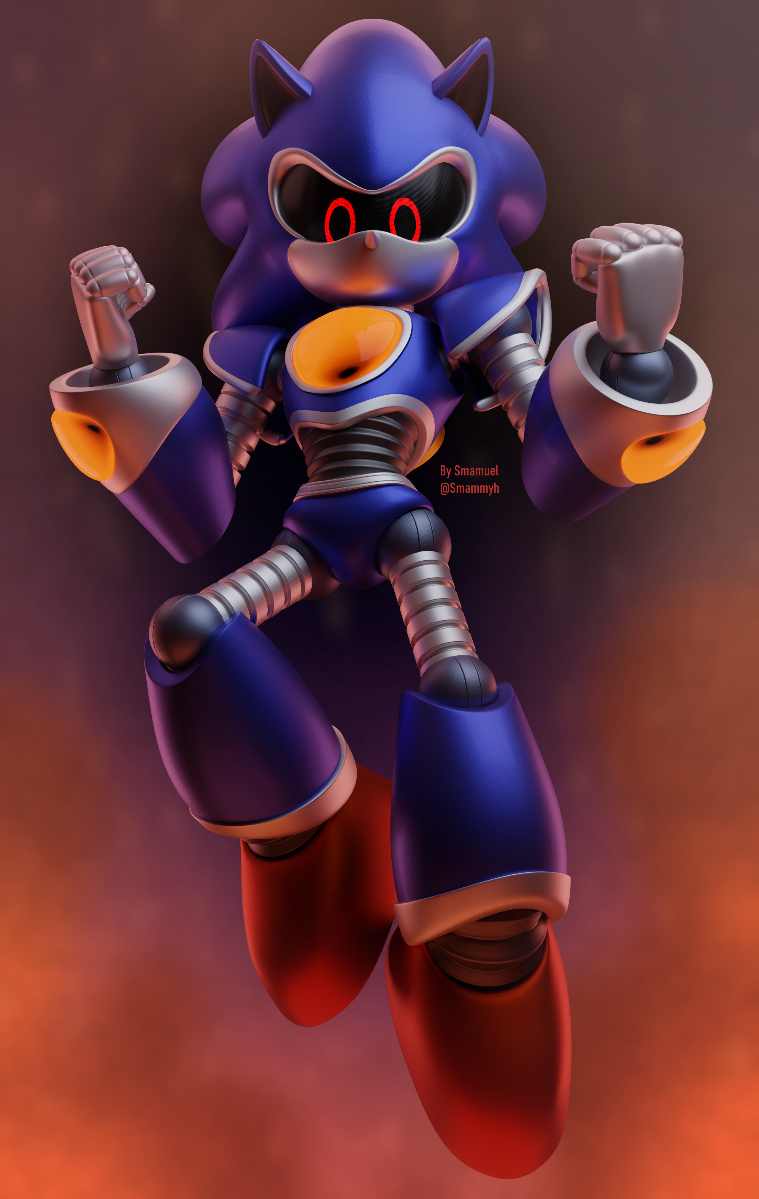 Made IDW Mecha Sonic in 3D! : r/SonicTheHedgehog