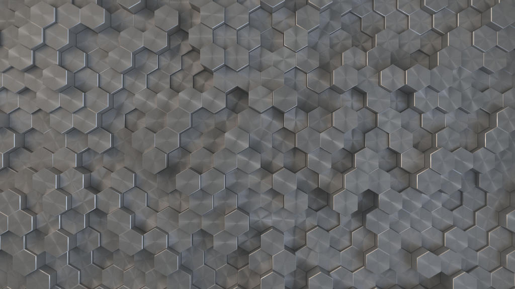 Hexagons Radial Grey 4k by scifinity on DeviantArt