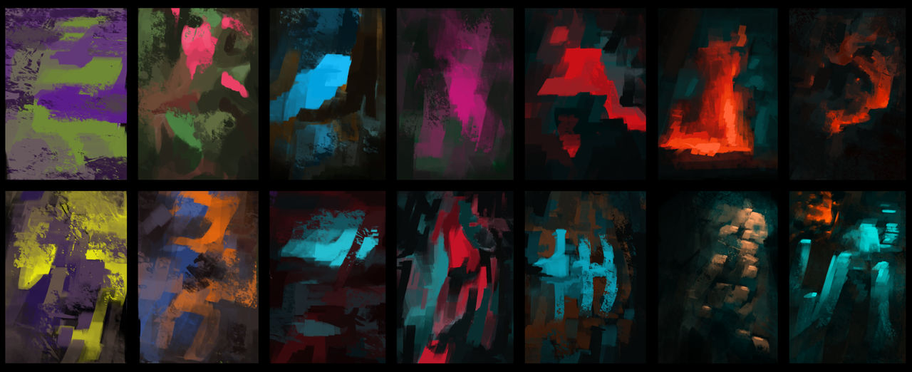 Abstract Colorization Abstract color studies by Rastaban26 on DeviantArt