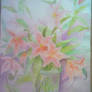 Lilies in Water Colour