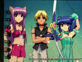 Ryou, Zakuro y Mint